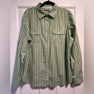 L.L. Bean- long sleeve button down in size XL